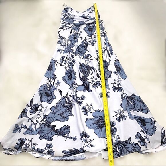 🔥🔥Fame and Partners Floral-Print Maxi Wrap Dress Size S - Picture 10 of 15